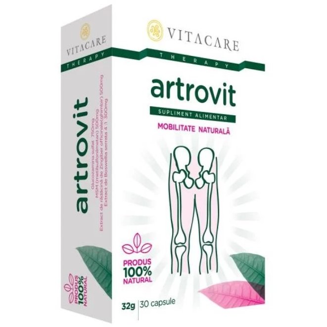 Supliment Alimentar Vitacare Artrovit Capsule Ebio Ro