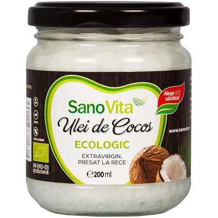 ECO Ulei de Cocos extravirgin Sanovita 200 ml