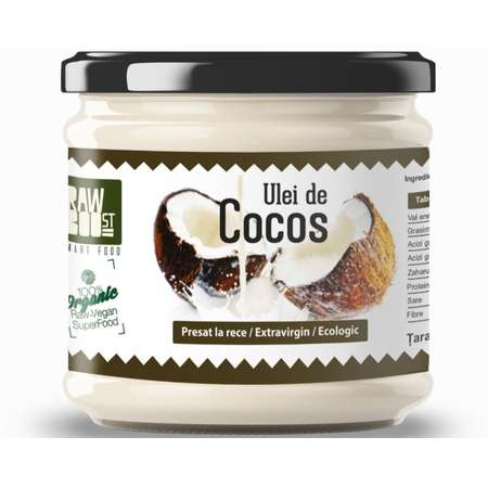 Ulei de cocos virgin ecologic RawBoost 380ml