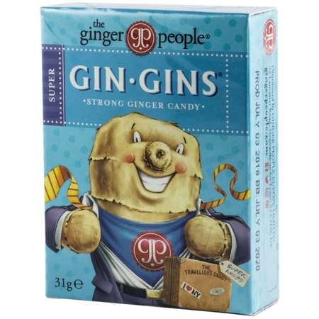 Bomboane cu gust intens de ghimbir The Ginger People Gin Gins 31 grame