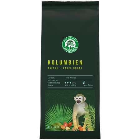 Cafea Bio boabe Lebensbaum Columbiana 100 % Arabica 250 grame
