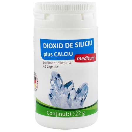 Dioxid de siliciu + Calciu Medicura 40 capsule