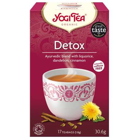 Ceai Bio Yogi Tea Detoxifiant 17 pliculete 30.6 grame