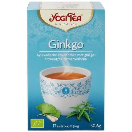 Ceai Bio Yogi Tea Ginkgo 17 pliculete 30.6 grame