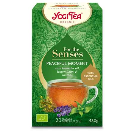 Ceai Bio pentru simturi Yogi Tea Momente linistite 20 pliculete 42 grame