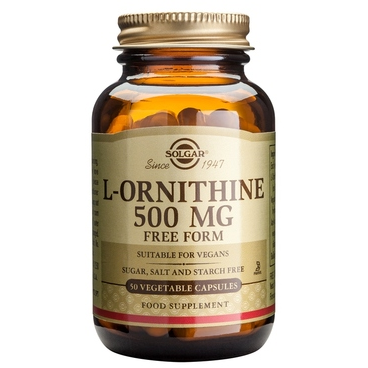 L-ornithine 500mg Solgar 50 capsule vegetale