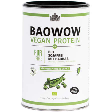 Baowow Shake Proteic Pure Bio Berlin Organics 400 grame