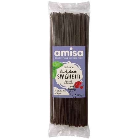 Spaghetti din Hrisca Integrala Eco Amisa 500 grame