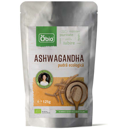 Ashwagandha Pulbere Eco Obio 125 grame