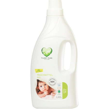 Detergent Bio pentru Hainutele Copiilor - Aloe Vera Planet Pure 1.55 litri