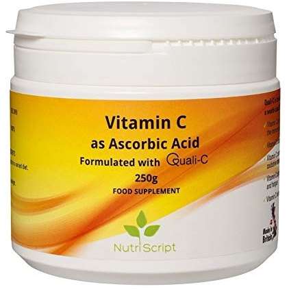 Vitamina c acid ascorbic pudra Nutriscript 250 grame