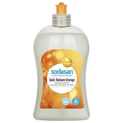 Detergent vase lichid bio portocala SODASAN 500 ml