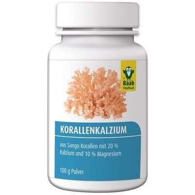 Calciu coral, 80 capsule naturale Raab 600 mg