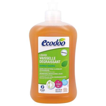 Detergent Bio vase ultradegresant cu otet si menta Ecodoo 500 ml