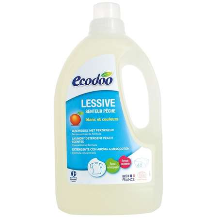 Detergent Bio rufe cu aroma de piersici Ecodoo 1.5 litri
