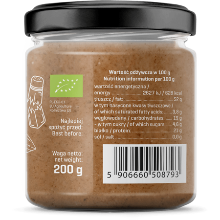 Crema de Migdale Intregi Bio, Diet-Food ,200 grame
