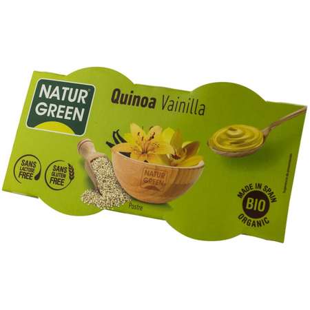 Desert bio cu quinoa vanilie Natur Green 250 grame