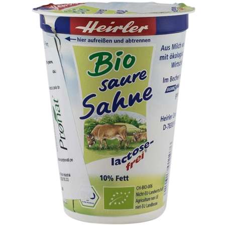 Heiler Smantana Bio fara lactoza Heirler 200 grame