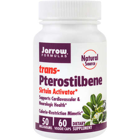 Supliment alimentar trans - Pterostilbene Jarrow Formulas 50mg 60 capsule vegetale