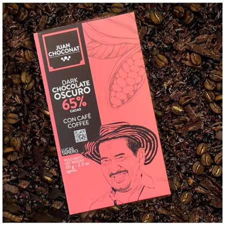 Ciocolata neagra cu cafea Juan Choconat 65% cacao 65 grame