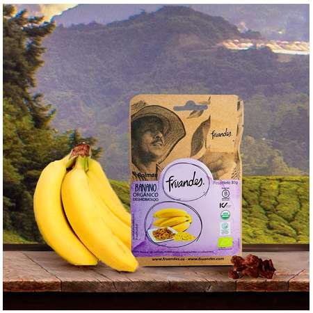Baby banane deshidratate Bio Juan Valdez 30 grame