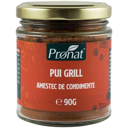 Pui GRILL, Amestec de Condimente Pronat - Glass Pack 90 grame
