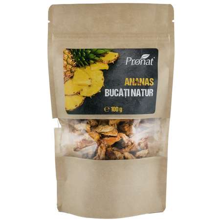 Ananas Bucati Natur Pronat - Zipp Pack 100 grame