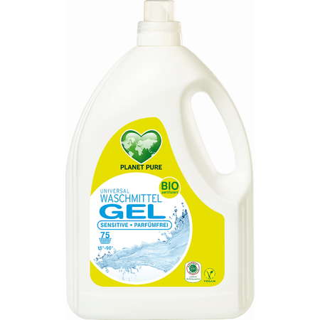 Detergent Gel Bio de Rufe Hipoalergenic -fara Parfum- Planet Pure 3 l