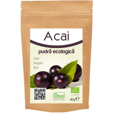 Pulbere de Acai Eco Obio 60 grame