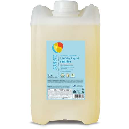 Detergent Ecologic Lichid pentru Rufe Albe si Colorate Neutru Sonett 10 litri