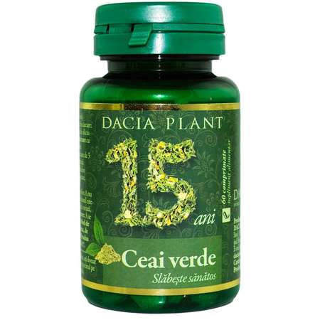 Supliment Alimentar DACIA PLANT Ceai Verde 60 Comprimate