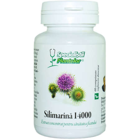 Supliment Alimentar DACIA PLANT Specialistii Plantelor Silimarina 14000 60 Comprimate
