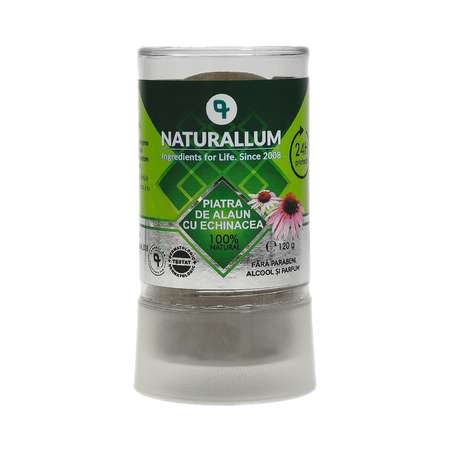 Deodorant Piatra de Alaun Naturallum cu Echinaceea 120 g