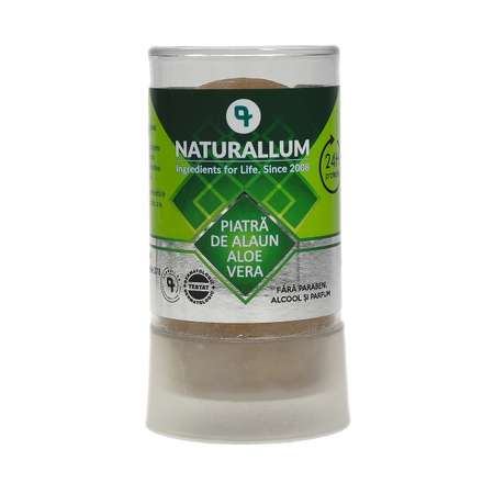 Deodorant Piatra de Alaun cu Aloe Vera. Naturallum 120g
