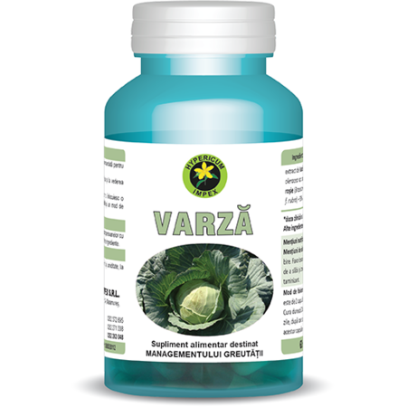 Supliment Alimentar HYPERICUM Varza Extract 60 Capsule