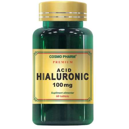 Supliment Alimentar COSMOPHARM Premium Acid Hialuronic 100mg 60 Tablete
