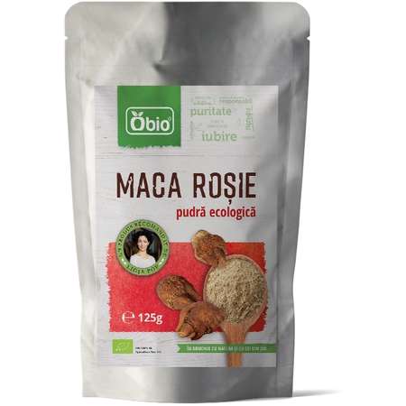 Maca rosie pudra eco Obio 125 grame