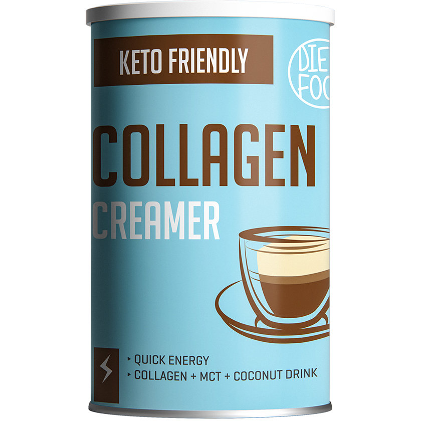 Colagen + MCT Coffee Creamer DietFood 300 grame ebio.ro