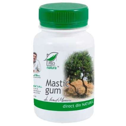 Supliment Alimentar Pro Natura Mastic Gum 60 Capsule