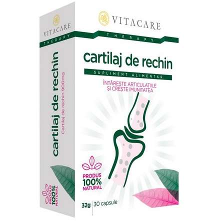 Supliment Alimentar VitaCare Cartilaj de Rechin 30 Capsule