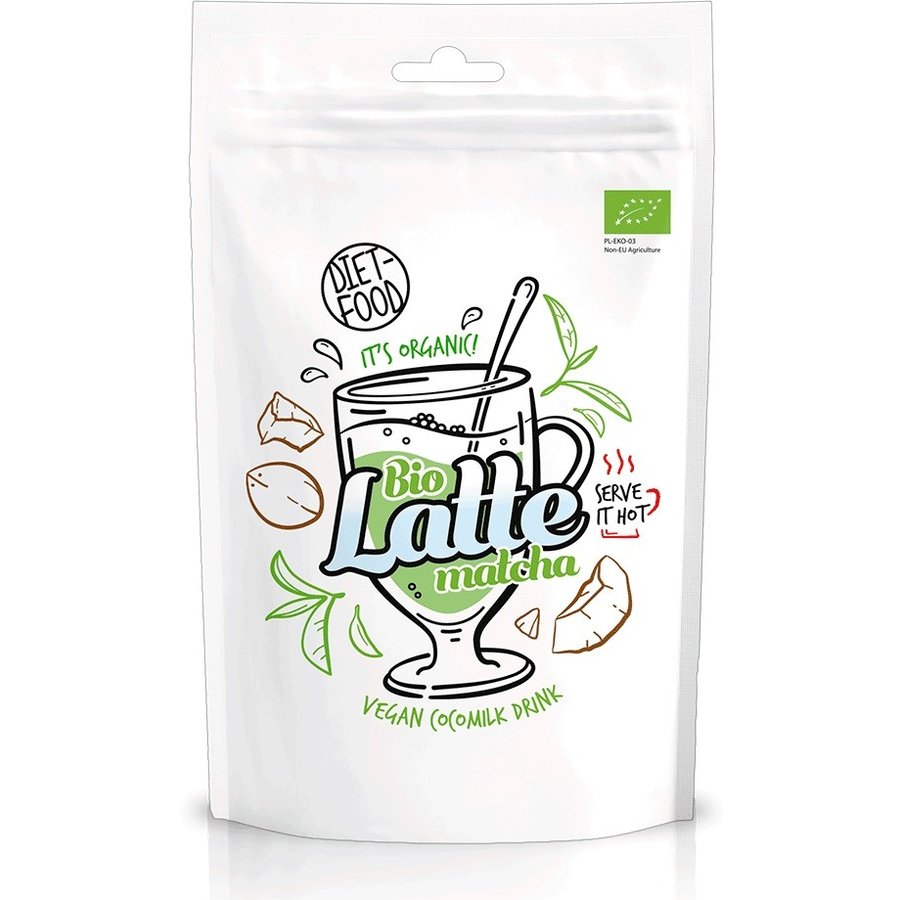 Latte Matcha BIO 150g  AWA shop, Zdravá výživa, superpotraviny, šungit,  masáže, kosmetika